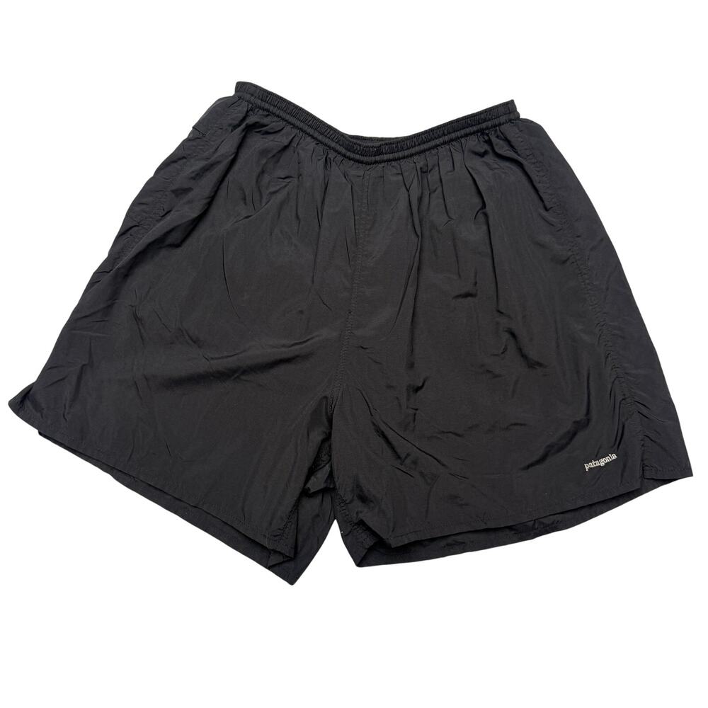 Vintage Y2K Patagonia Baggies Shorts Nylon Mens M Black Swim Trunks Gorpcore